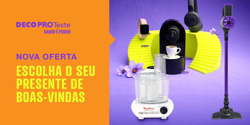 Banner com a oferta Multi Gift da Deco Proteste para novos membros