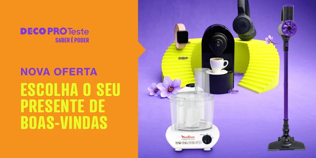 Banner com a oferta Multi Gift da Deco Proteste para novos membros