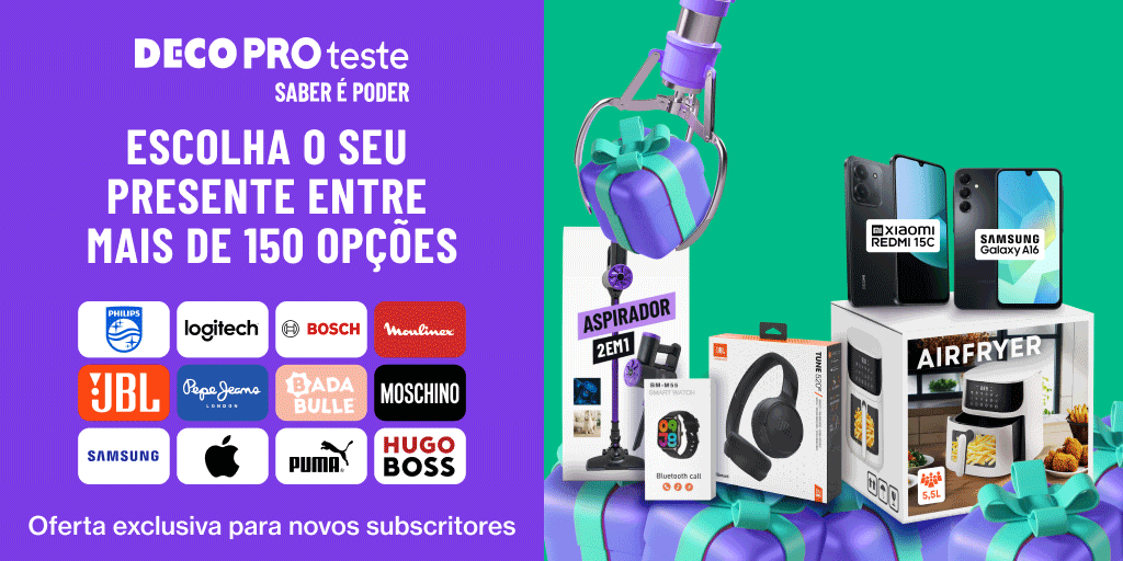 Deco Proteste Presente - Banner Aderir por 2€